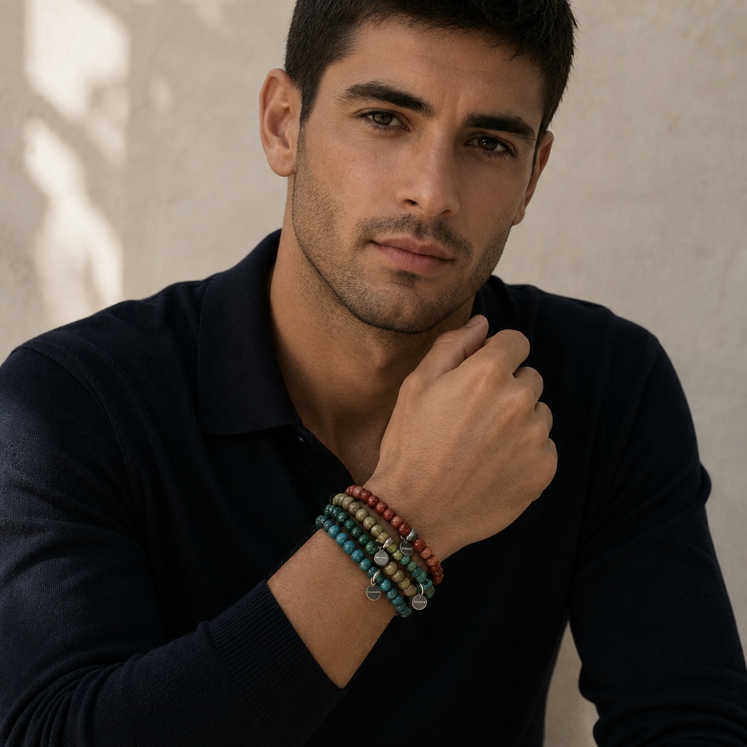 Man Jasper Bracelet