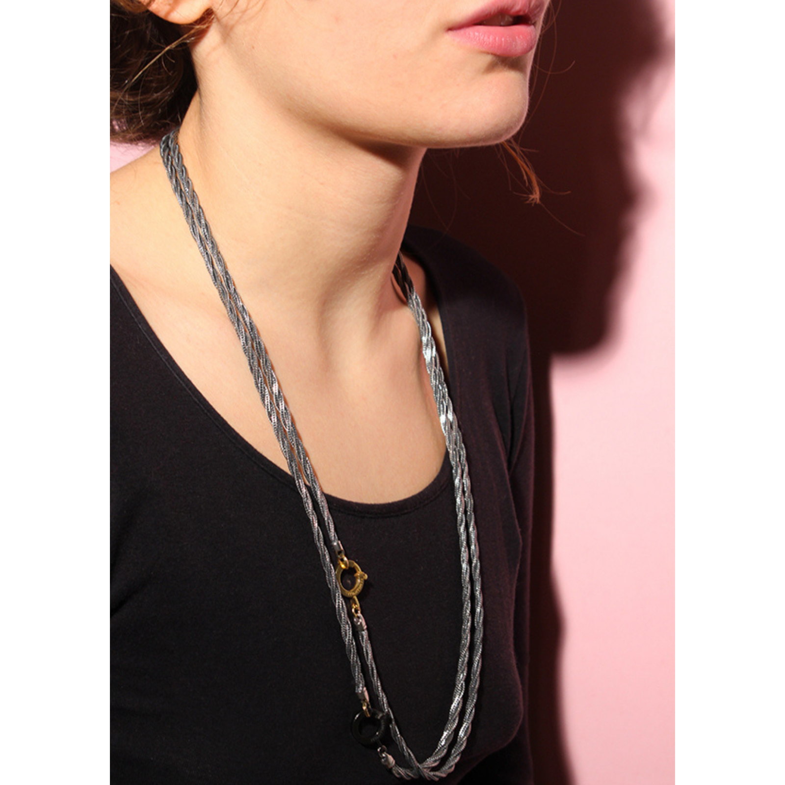 Braid necklace