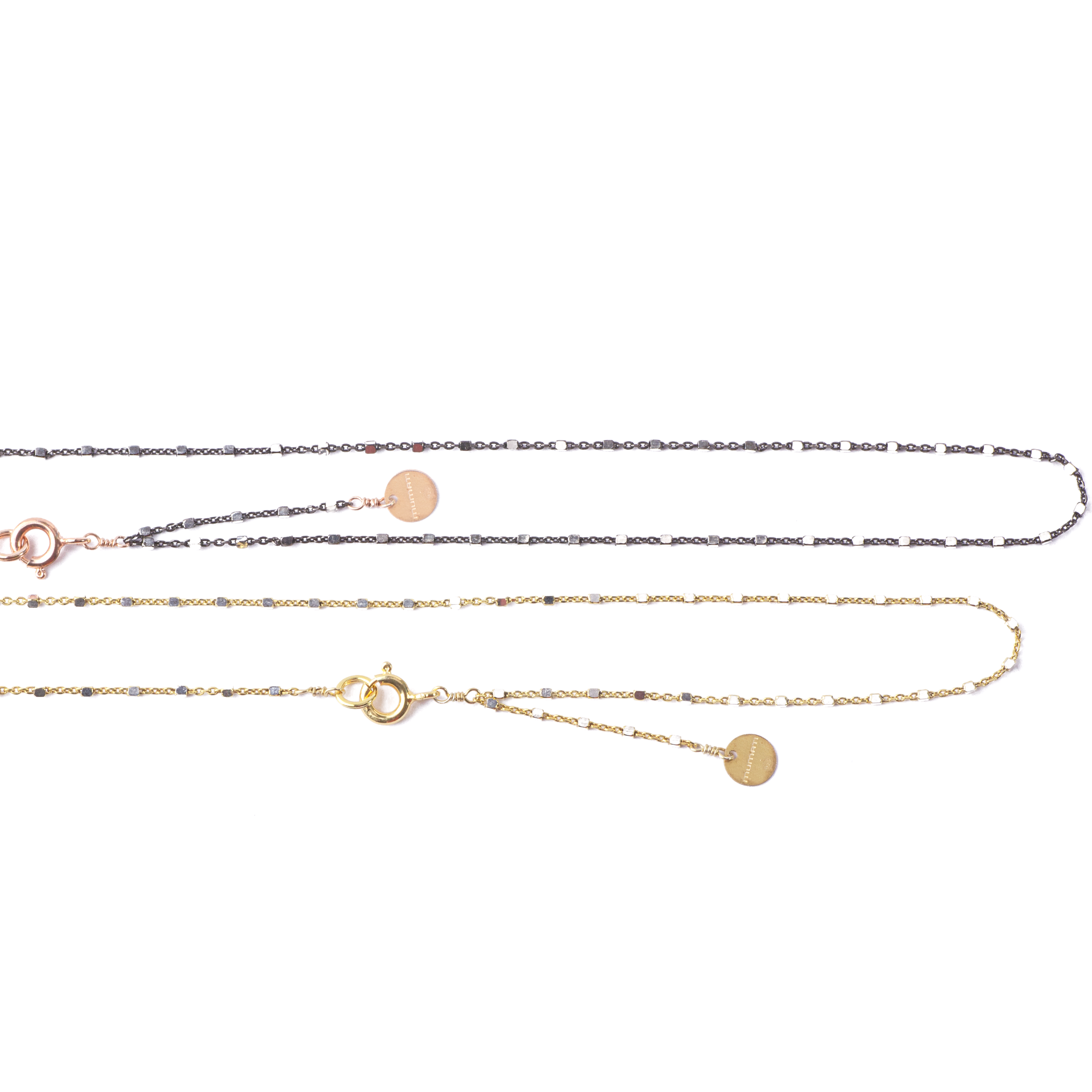 Bicolor Cubes Necklace