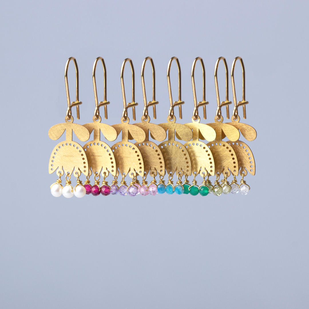 Mono Tulip Mini Earring