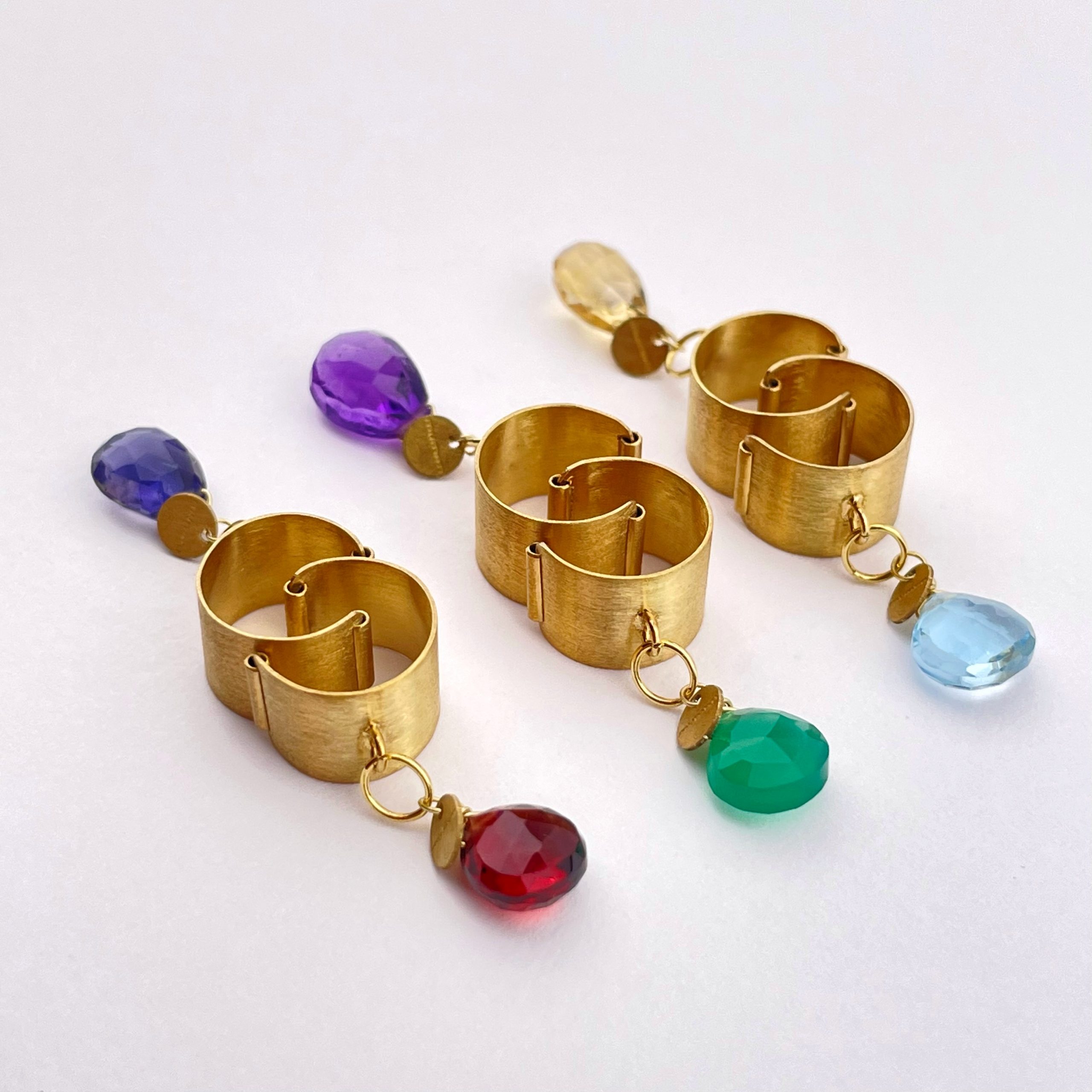 Mono Ear Cuff and Drop Pendant