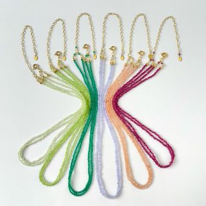 Collana pietrine a 2 fili