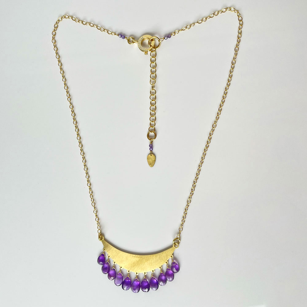 Lune Small Amethyst Necklace