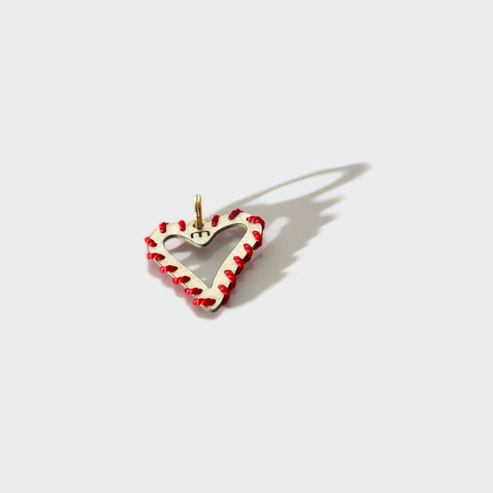 Heart Pendant Embroidery