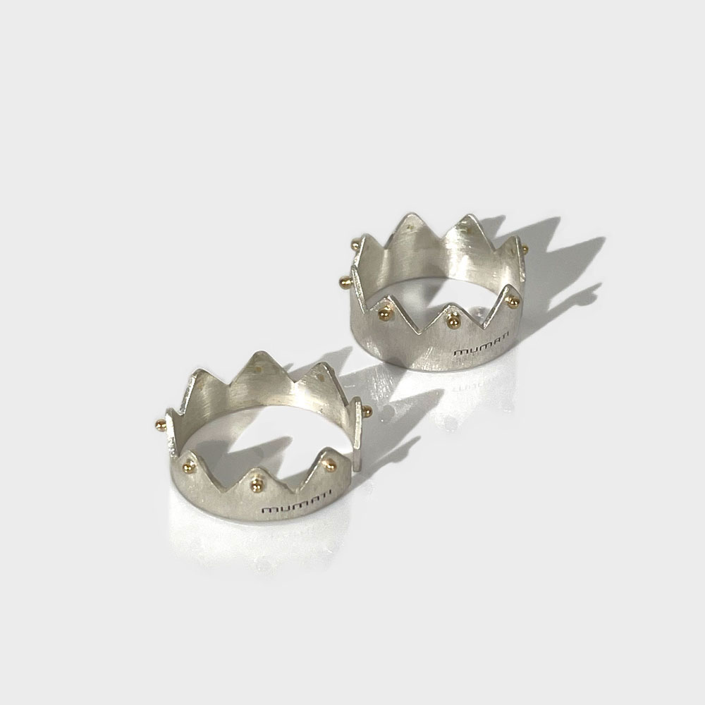 Anello Corona Pallini Oro
