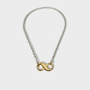 Collana Torchon e Infinito