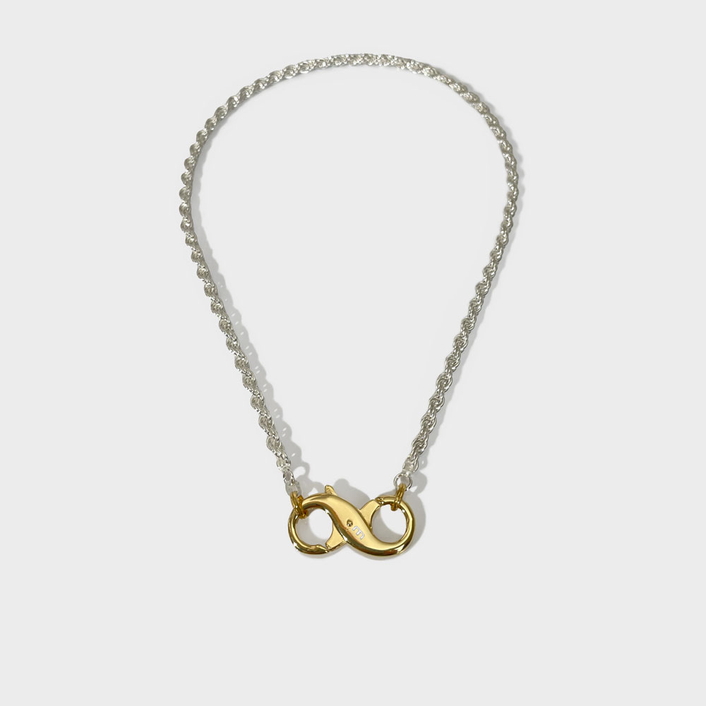 Collana Torchon e Infinito