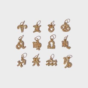 Pendente Zodiaco Oro e Diamanti