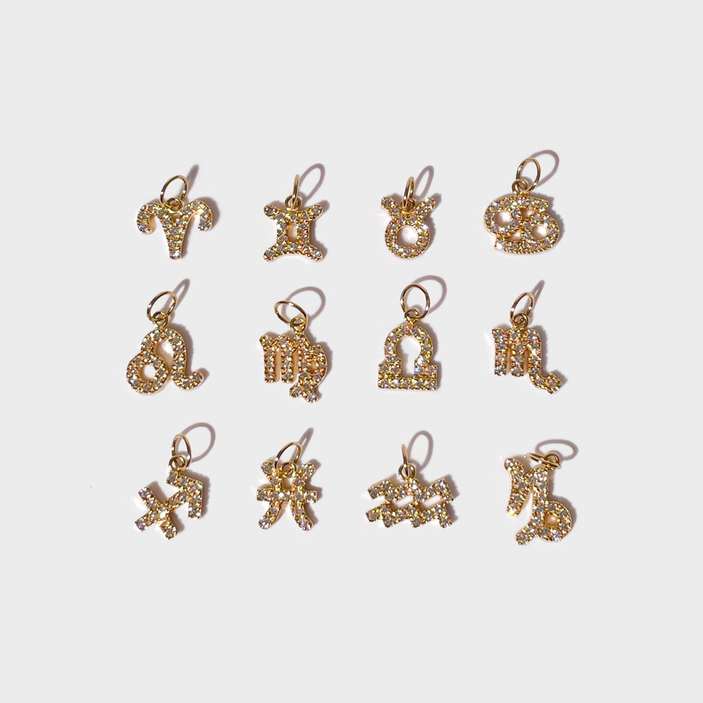 Pendente Zodiaco Oro e Diamanti