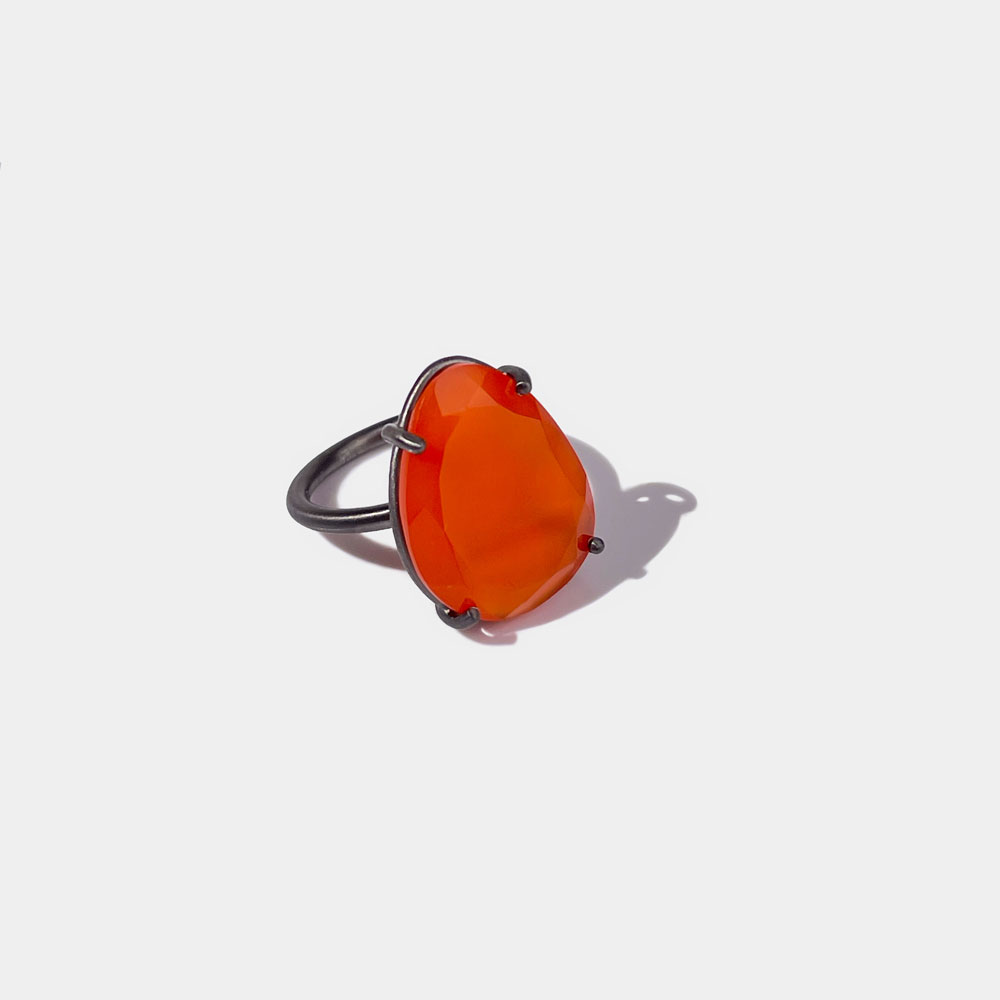Anello Griffes Corniola Flat