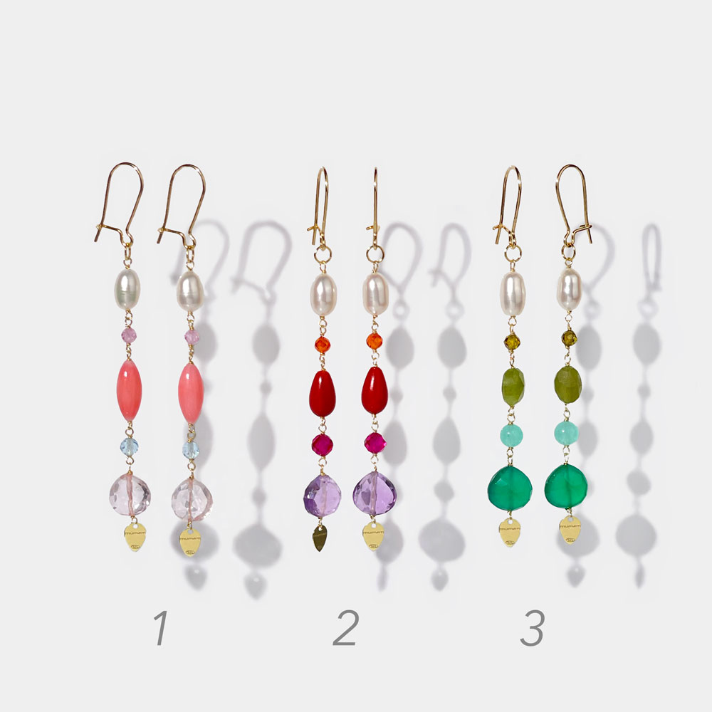 Mono Orecchino Multicolor
