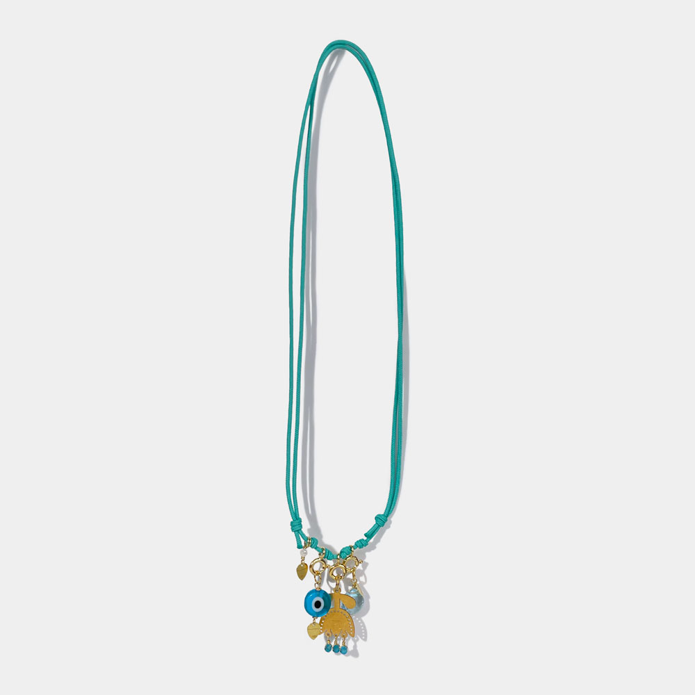 Collana Cordino 3 Pendenti