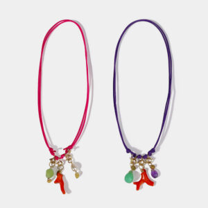 Collana Cordino 3 Pendenti